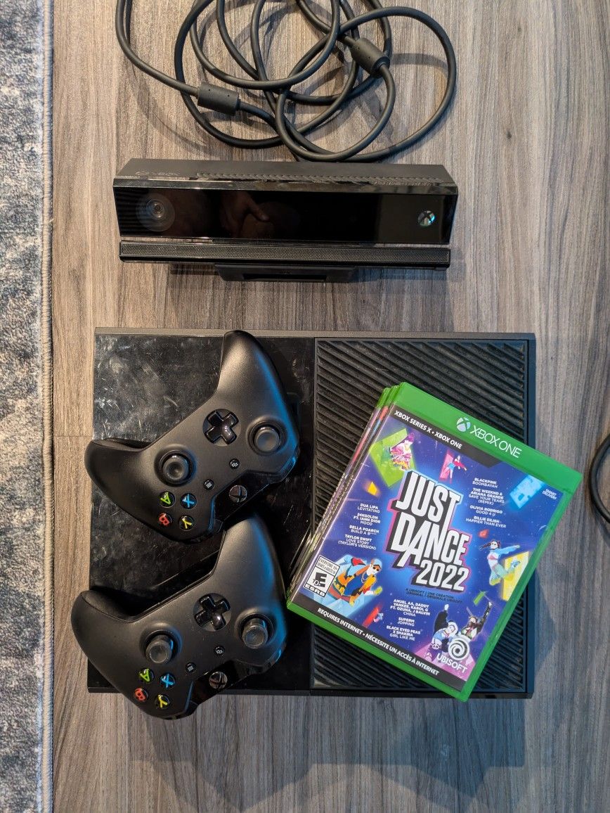 Xbox One with Kinect and Just Dance