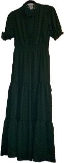 Green maxi dress