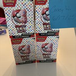 Pokemon 151 Booster Bundle (Sealed)