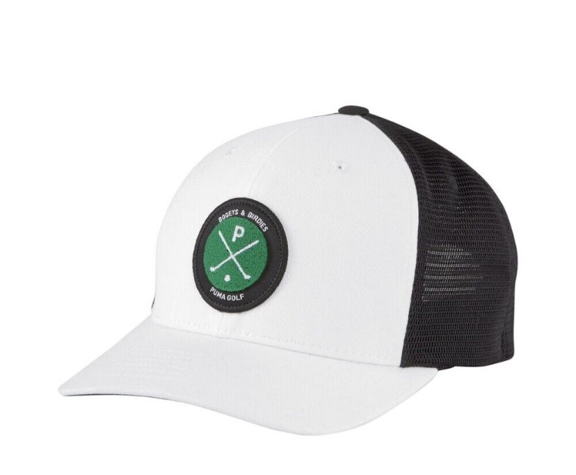 Puma Mens Bogeys & Birdies Snapback Golf Hat 0(contact info removed) - Bright White - NWT