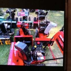 Sold.    7150 Redmax    Snowblowers Avail 