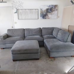 Gray Costco sectional Sofa retails $1700+