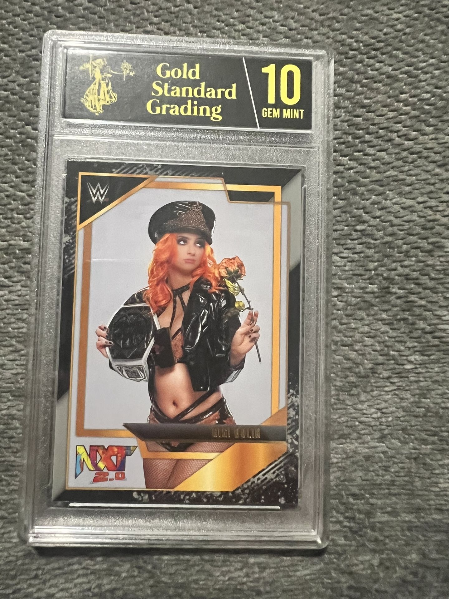 2022 Panini WWE NXT - NXT Gold #4 Gigi Dolin GSG MINT 10 Slab