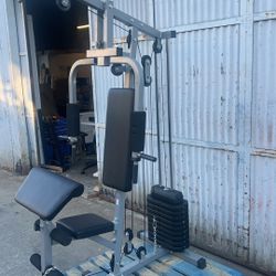 🔥🔥🔥Home Gym $250 sale! New!!!  Home Gym Workout Station with 330LB of Resistance, 125LB Weight Stack Exercise Workout Equipment Fitness Strength Ma