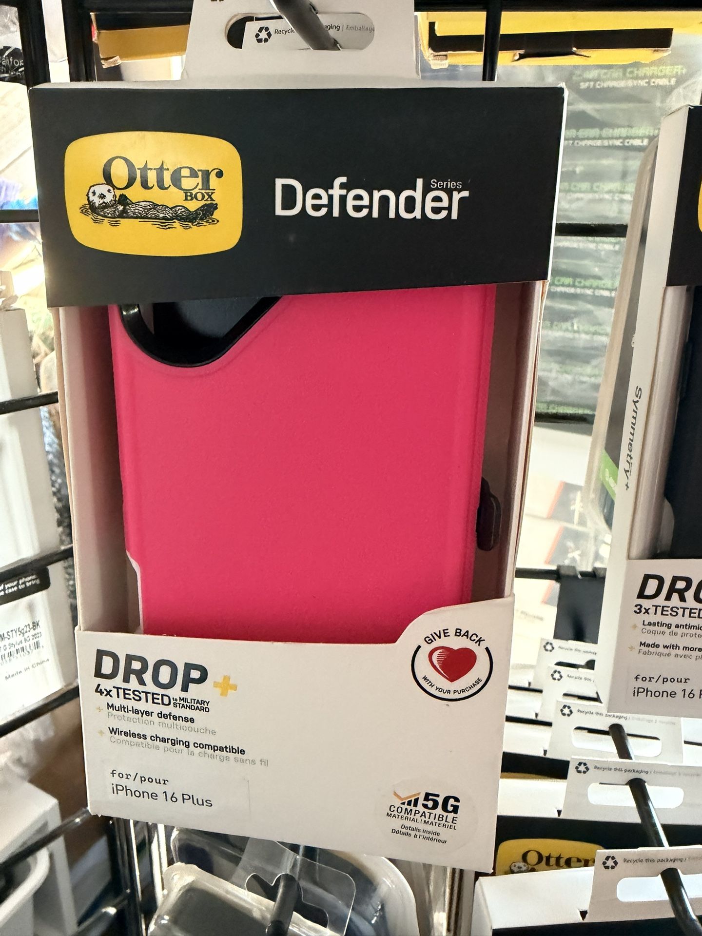 Pink Otterbox Defender 16 Regular Plus And Max And Pro