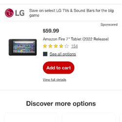 Brand new amazon fire 7 tablet 30$