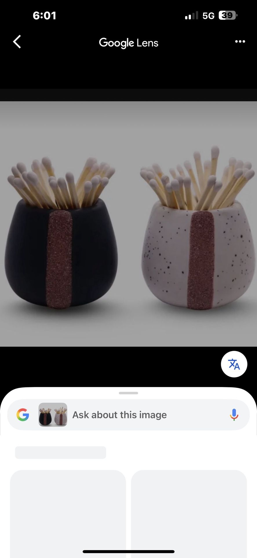 Minimalist Stick Match Ceramic Holders Two In One Box