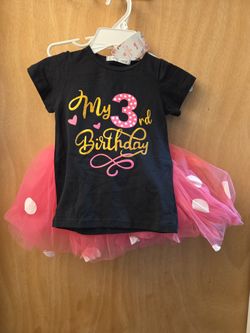 Turning 3 Years Girl's Minnie Mouse Outfit