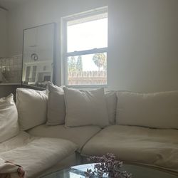 White Modular Couch 5 Piece
