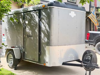 2011 6x10 Enclosed Cargo Trailer - Clean Title - E-Track + Shelf - $3,800 OBO