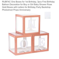 One boxes