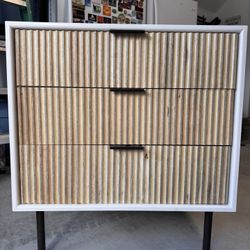 West Elm Quinn Three-drawer Bedside Table 