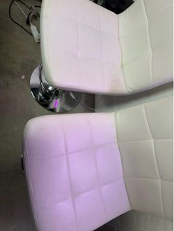 White barstools