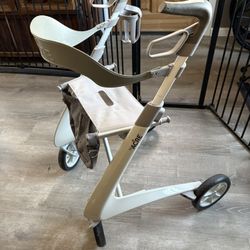 By Acre Carbon Ultralight Rollator With Bottle Holder And Seat Back 