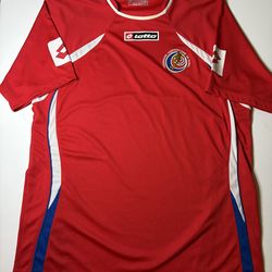 Costa Rica 2010 2011 Lotto Home Jersey Size L