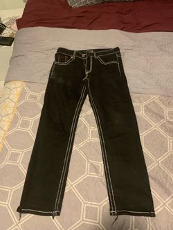 Black straight jeans [CASH ONLY]