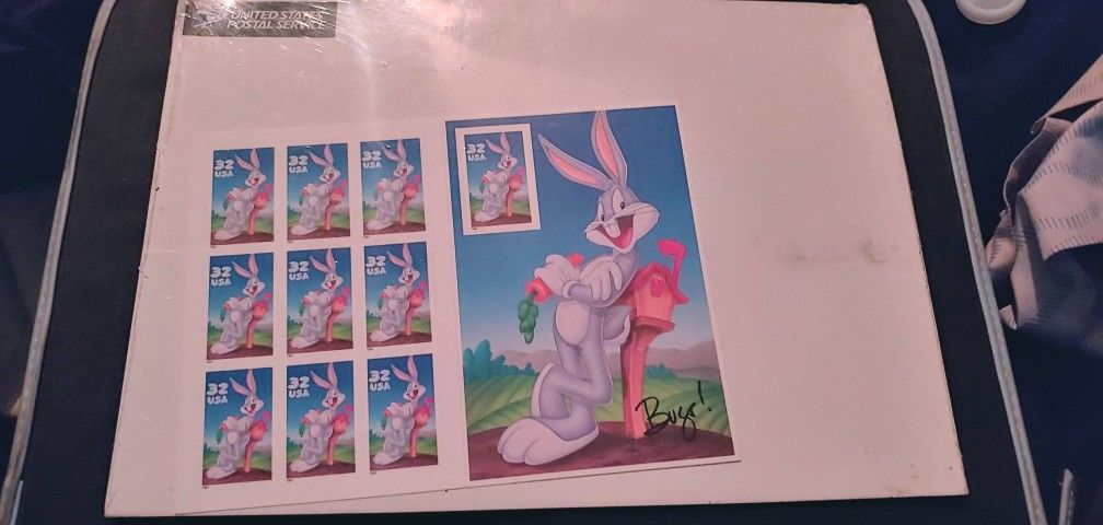 1997 USPS Bugs Bunny Stamps! Sealed. Mint Condition.