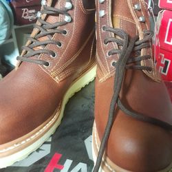 Hammer Work Boots For Men Size 10 Steel Toed