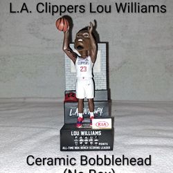 L.A. Clippers Lou Williams Ceramic Bobblehead (No Box)