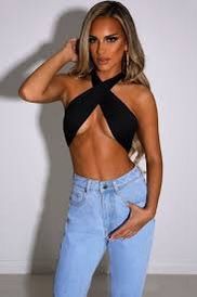 Black Wrap Top