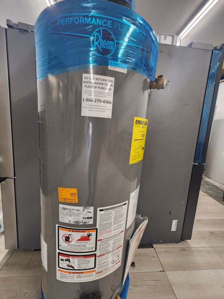 Rheem Performance Platinum Water Heater – 40 50 Gallon – Natural