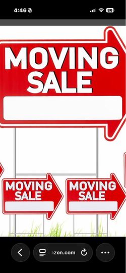 Moving/yard sale
