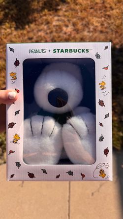 Starbucks snoopy plush