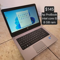 Windows 11 pro HP ProBook laptop. Intel core i5. 8 GB ram. 👍Delivery Available. Se Habla Español👍