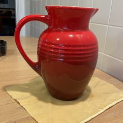 Le Creuset Red Pitcher