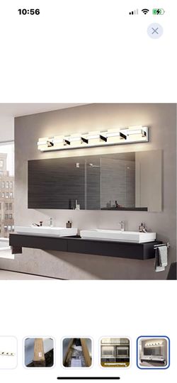 “New”(41”) 6 light chrome vanity light
