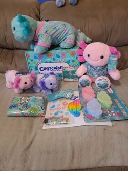NEW WITH TAGS - Build a Bear Axolotl big bundle!!
