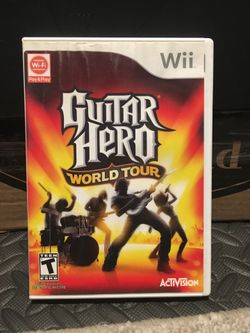 Guitar hero world tour  Nintendo wii