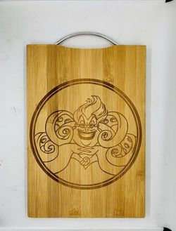 Ursula Laser Engraved Bamboo  Cutting Board 