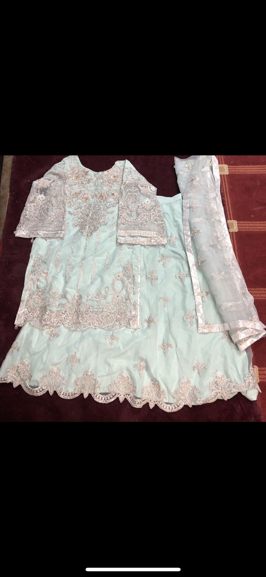 Pakistani Formal Wedding Party Engagement Outfit Shalwar Kameez