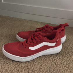 Ultracush Vans - Red And White