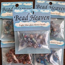 Glass Flower Beads Braclet Making