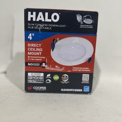 New HALO HLB 4 in. Selectable CCT New Construction Remodel Canless Recessed LED Kit
