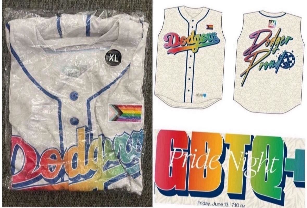 Dodgers Jersey LGBTQ Pride Night Medium Or XL