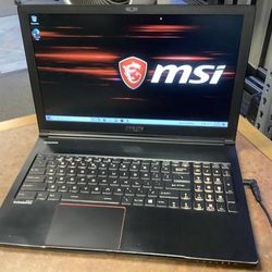 MSI GS63 Stealth i7 16GB 256GB SSD + 1TB NVidia 1060 Gaming Laptop