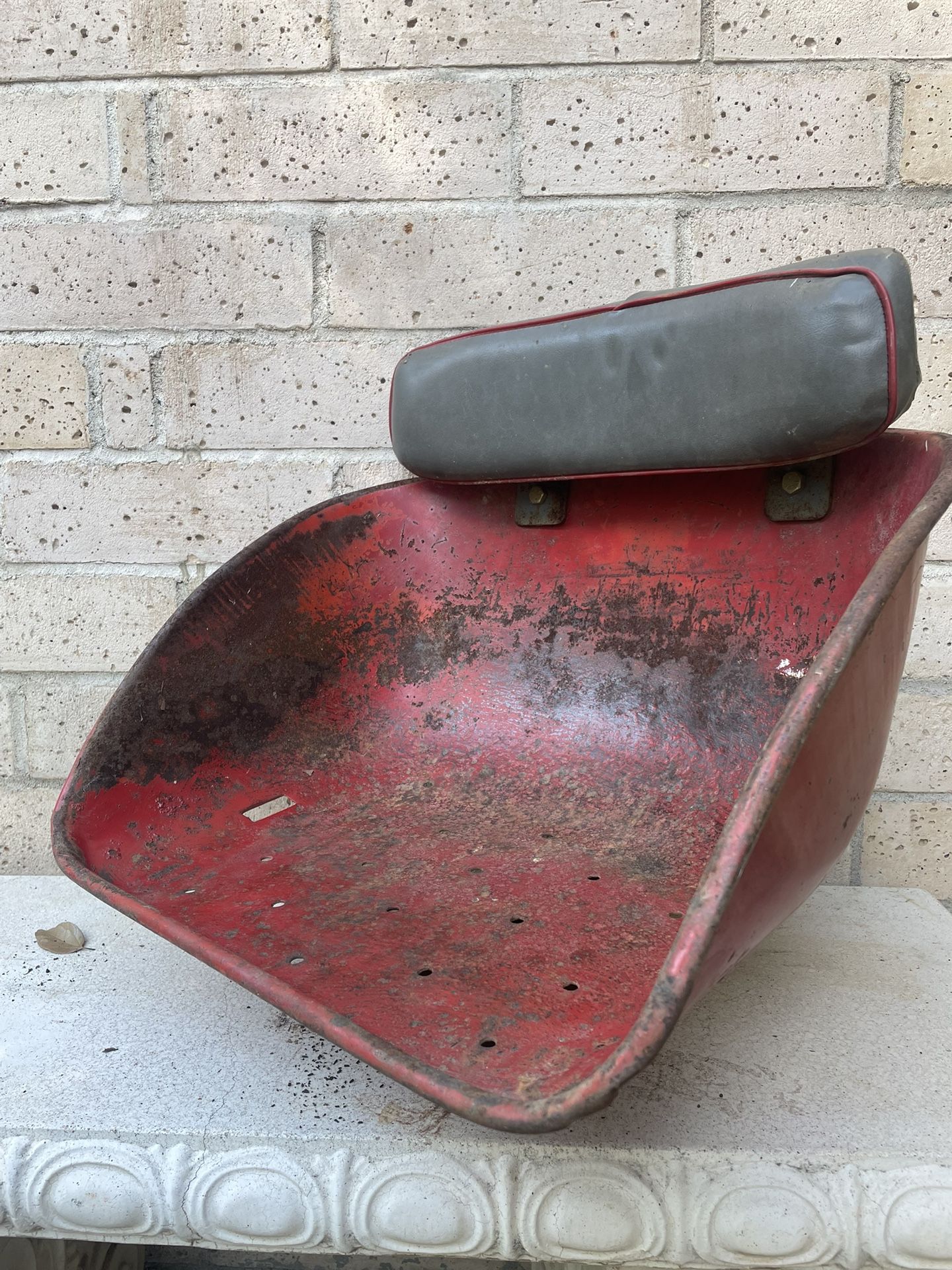Tractor Seat Vintage With Mount