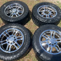 20in Gear Offroad Chrome Truck Wheels 8x170 35s 20x10 FORD F250 F350 EXCURSION