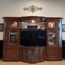 Large TV Media Center Solid Cherry Negotiable