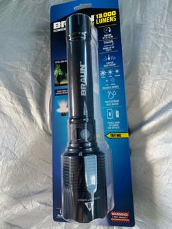 rechargeable waterproof flashlight 13,000 Braun rechargeable waterproof flashlight 13,000lumens lm