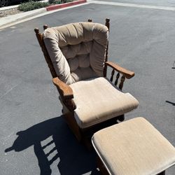 Rocking Chair With Ottoman