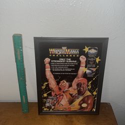 WWF WrestleMania Challenge NES Game Magazine Print Ad Frame 