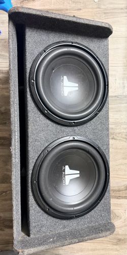 2 12” JL Audio W0 Basswedge Subwoofers