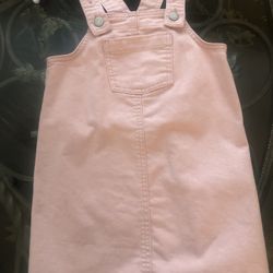 Overall Pink Dress. 5T. Old Navy.  Never Worn. No Tag. 