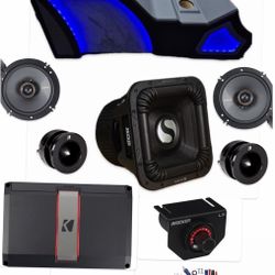 Chevy gmc trucks FULL BASS AND VOICE PACKAGE KICKER AUDIO INSTALLED CUSTOM CENTER CONSOLE