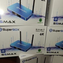 SUPERBOX S5 MAX NEW IN BOXES 1YR WARRANTY LOCAL PICKUP WHOLESALE