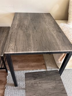Dining Table With Chair And Bench